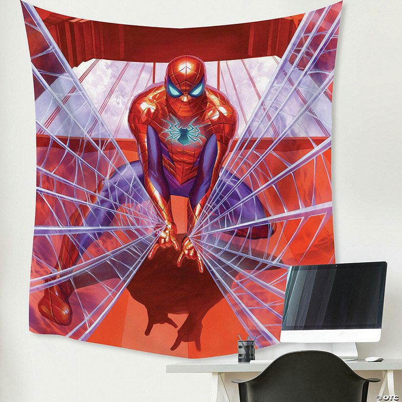 comics Spiderman Ironman tapestry cloth poster s wall stickers 