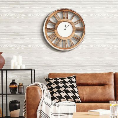 Roommates Shiplap Peel & Stick Wallpaper - Grey