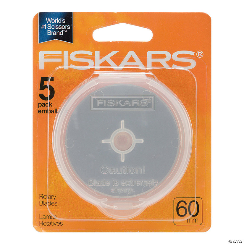 Fiskars 1004013 ROTARY BLADE-60MM 5/PKG