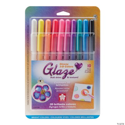 Gelly Roll Glaze Bold Point Pens 10/PkgBrights Oriental Trading