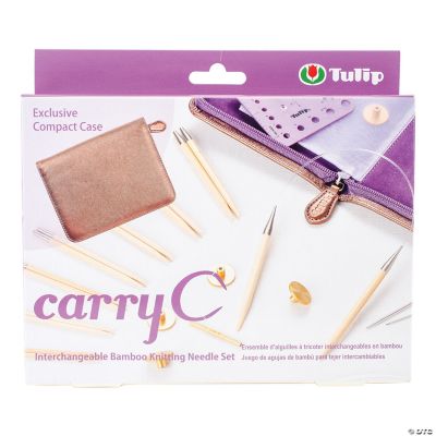 Carry C Interchangeable Bamboo Knitting Needle Set