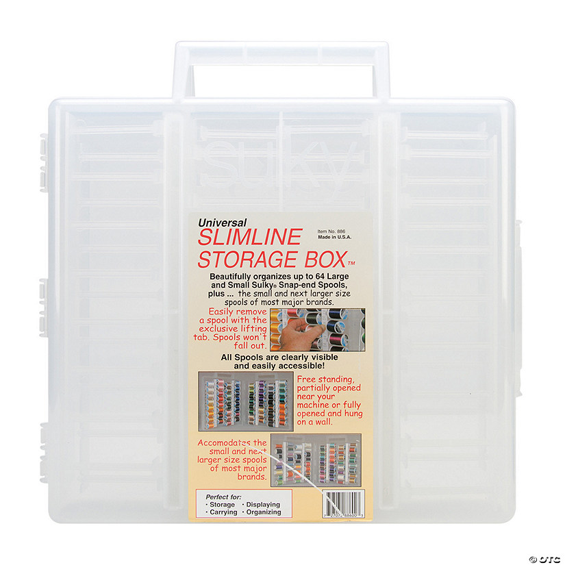 Sulky Universal Slimline Storage Box-15"X15"X3" 886
