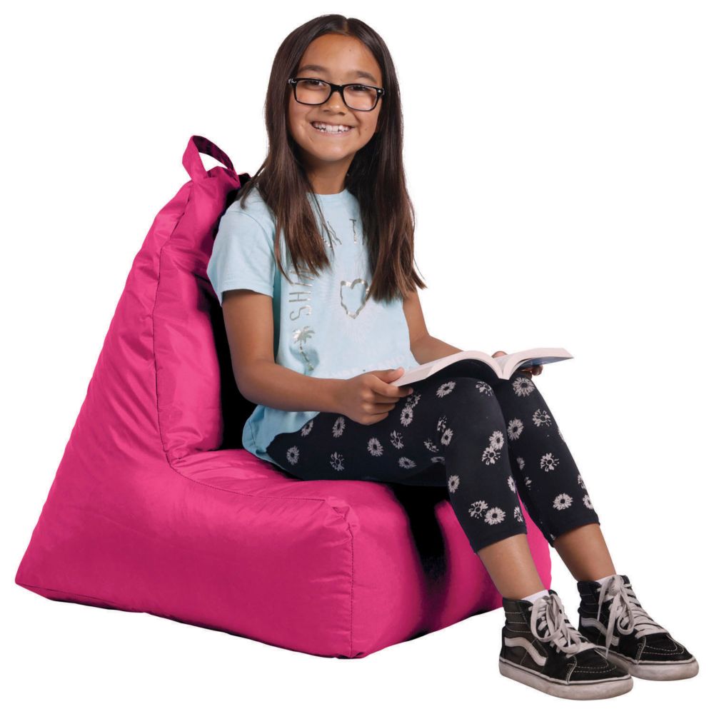 Factory Direct Partners Cali Alpine Bean Bag Chair - Raspberry From MindWare