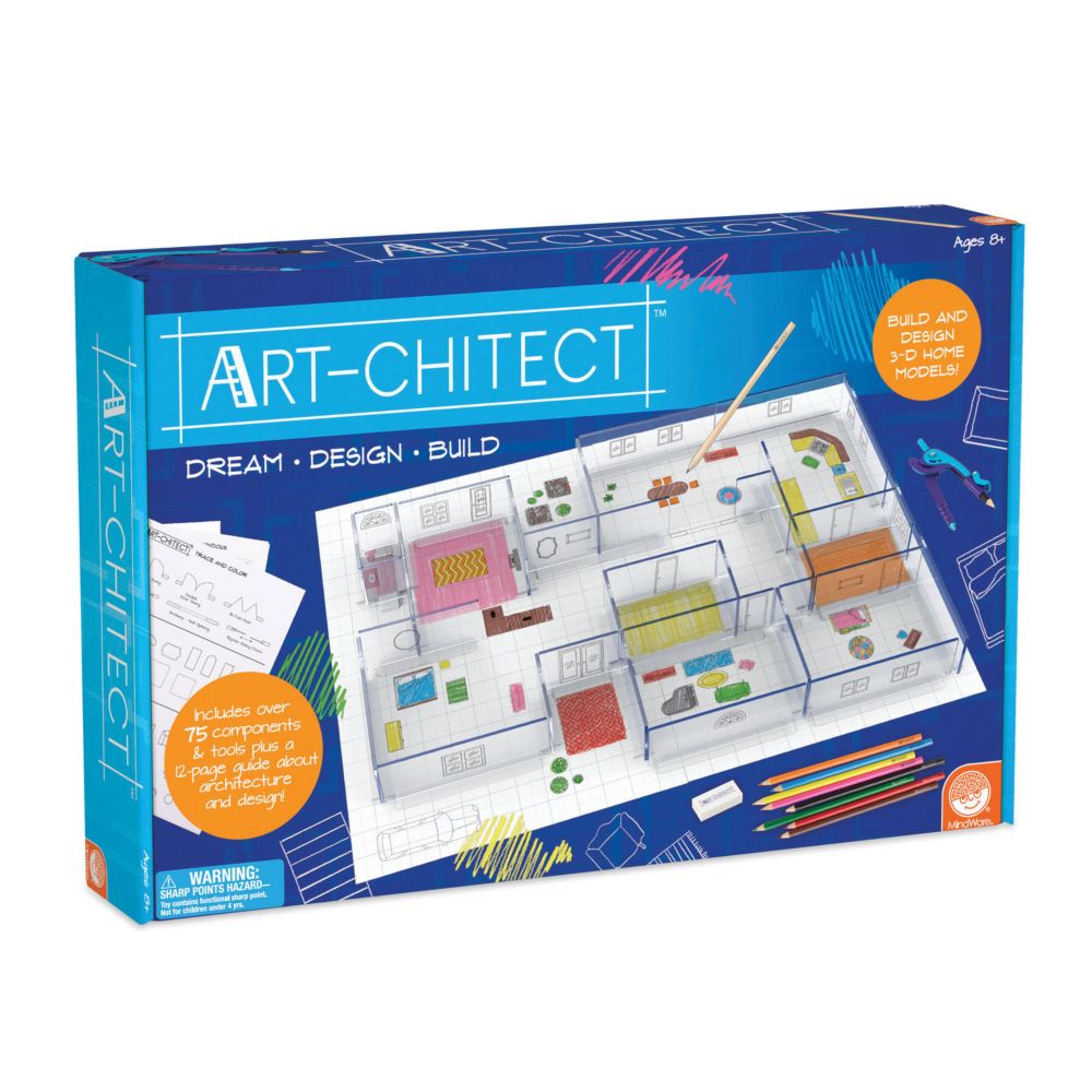 Art-chitect 3-D Home Design Architecture Kit From MindWare