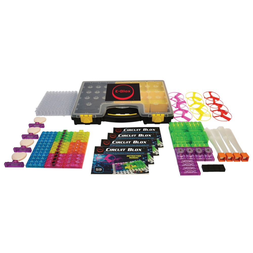 E-Blox® Circuit Blox(TM) Class Set, 59 Projects Per Kit, 4 Kits From MindWare