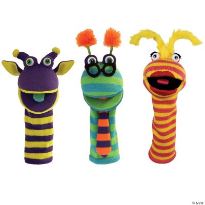 The Puppet Company Knitted Puppets Set 2, Set of 3 | Oriental Trading