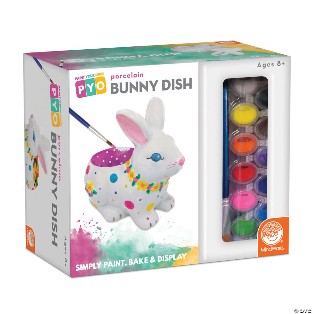 Paint Your Own Porcelain Bunny Dish From MindWare