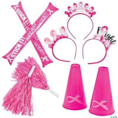 Premium Breast Cancer Awareness Pink Ribbon Slim Fit Can Coolers - 12 Pc.