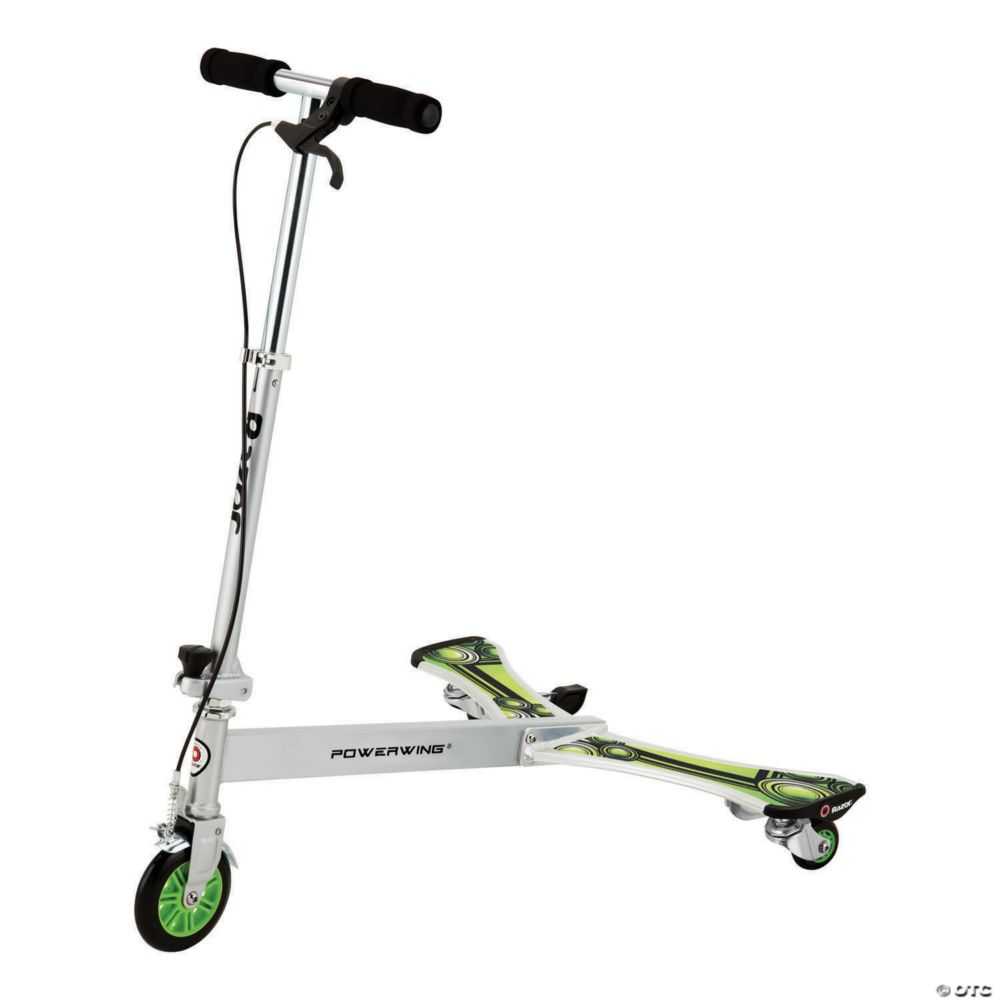 Razor PowerWing DLX Caster Trike: Silver From MindWare