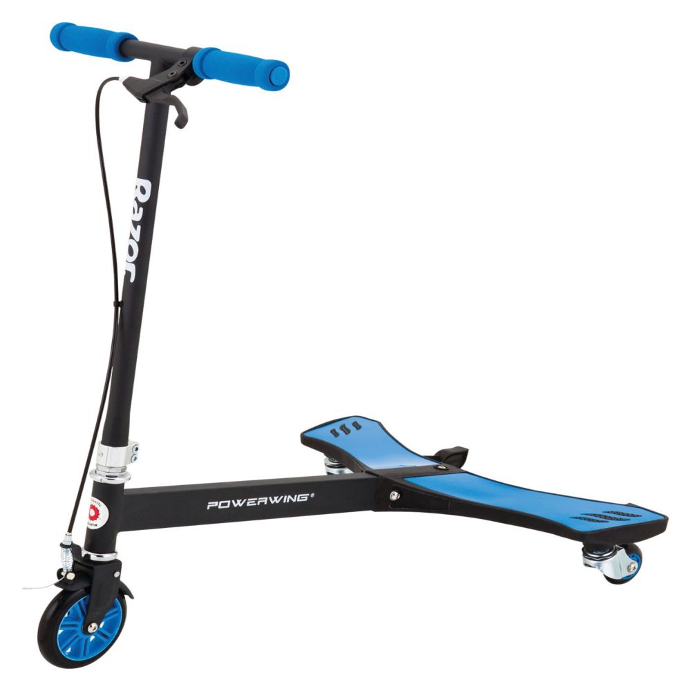 Razor Powerwing Caster Scooter: Blue From MindWare