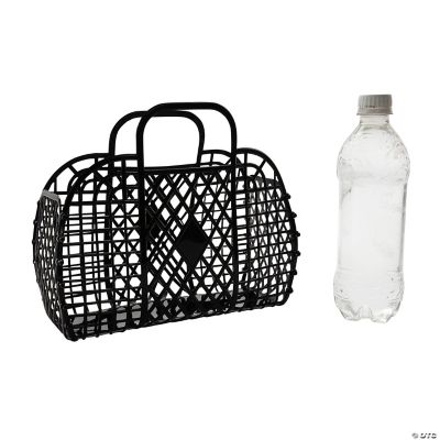 11 3/4 x 11 Large Jelly Plastic Beach Totes - 6 Pc.