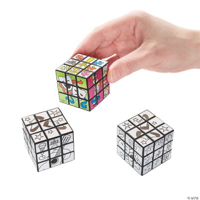 Color Your Own Mini Studio Vbs Puzzle Cubes 12 Pc Discontinued