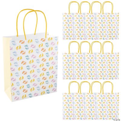 5" x 10" Medium Baby Footprint Paper Gift Bag 12 pc. Oriental Trading