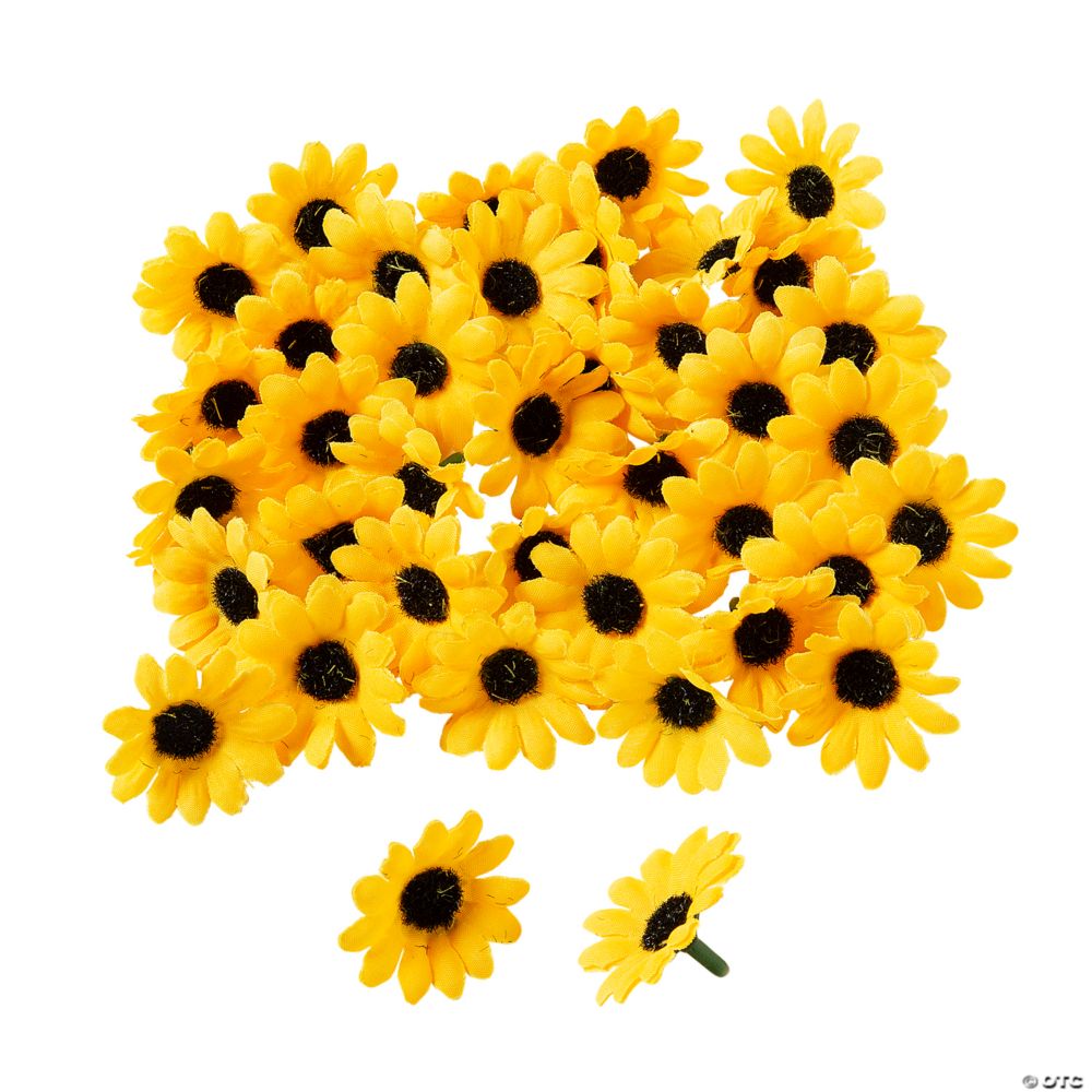 50 Pc Sunflower Table Tossers