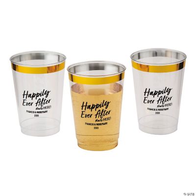 Oriental Trading Company Disposable Plastic Cups for 12 Guests