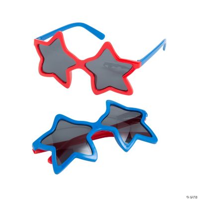 Kids StarShaped Patriotic Sunglasses 12 Pc. Oriental Trading