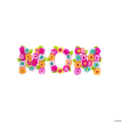 Mom Tissue Paper Flower Hanging Decoration 3 Pc. Oriental Trading