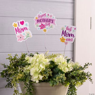 Mother’s Day Plant Stakes 6 Pc. Oriental Trading