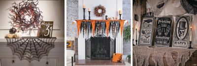Halloween Mantel Decorating Supplies