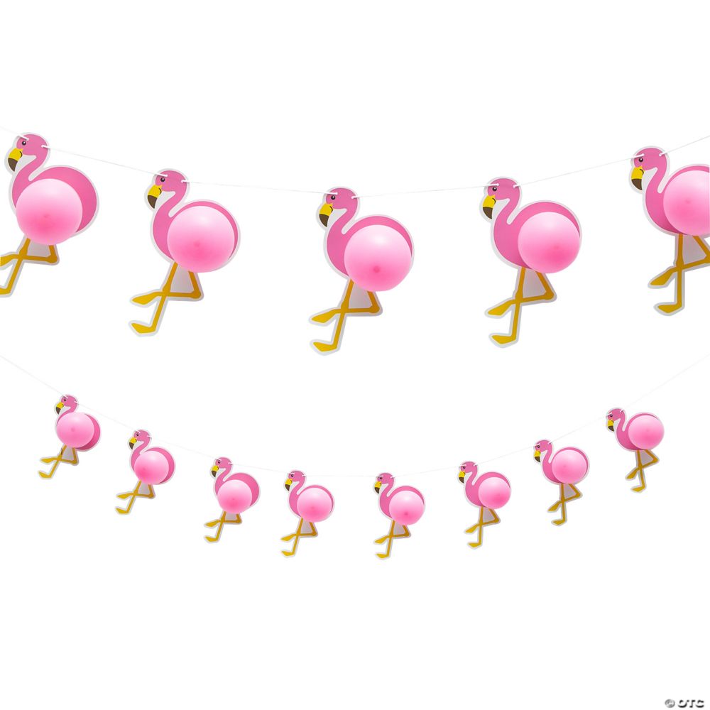Flamingo Balloon Garland Kit - 17 Pc. Pink