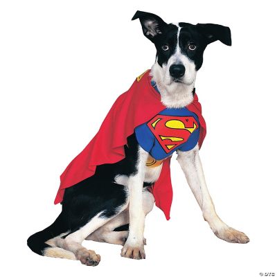 Superman Dog Costume Oriental Trading