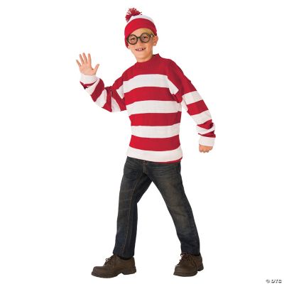 Boy's Where's Waldo Deluxe Waldo Costume | Oriental Trading