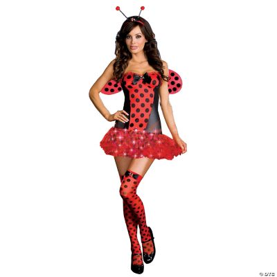 Women's Light Me Up Ladybug Costume Oriental Trading