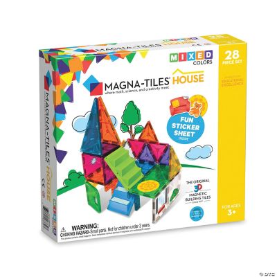 MAGNA-TILES® House 28-Piece Magnetic Construction Set, The ORIGINAL Magnetic  Building Brand