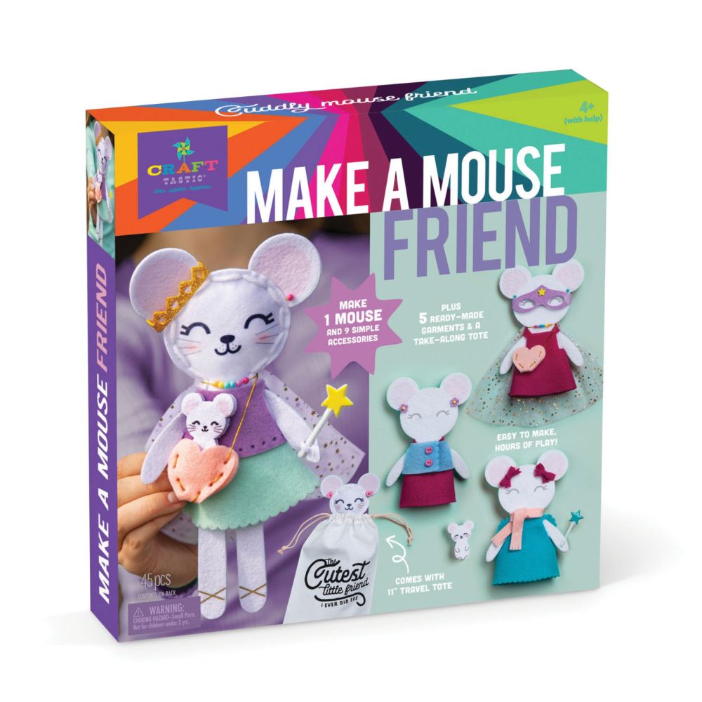 Craft-tastic Make a Mouse Friend Craft Kit From MindWare