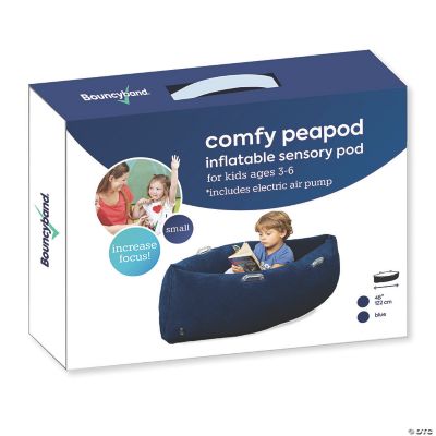 Bouncyband® Comfy Hugging Peapod Sensory Pod, 48", Ages 36, Blue