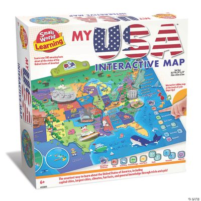 Small World Toys My USA Interactive Map Oriental Trading