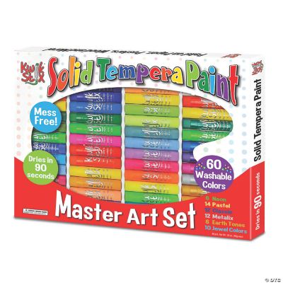 Kwik™ Stix Tempera Paint, Art Set, 60 Colors Oriental Trading