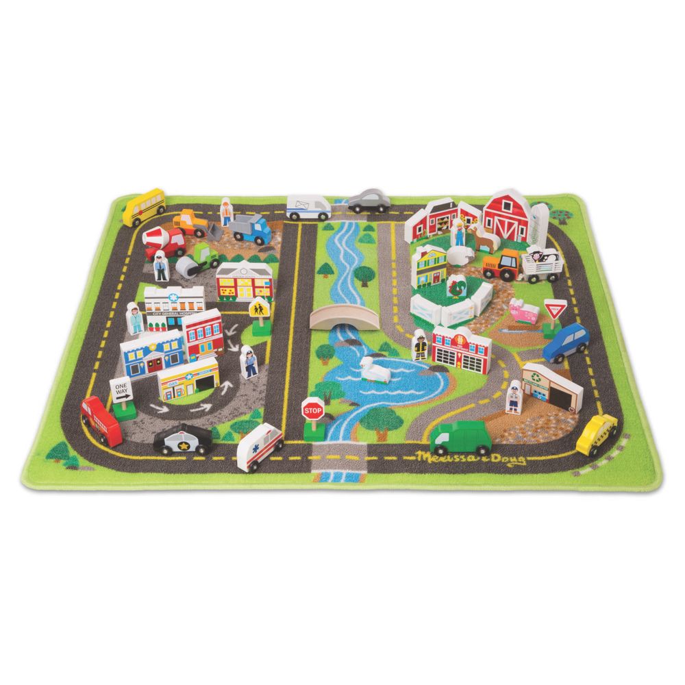 Melissa & Doug Deluxe Road Rug Play Set From MindWare