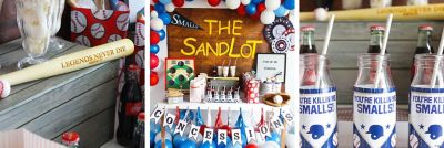 Sandlot Inspired Birthday Party Supplies