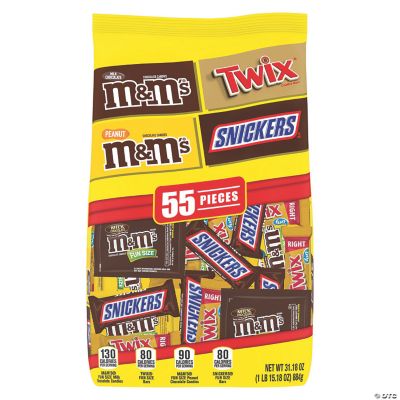 MARS Chocolate Favorites Fun Size Candy Bars Variety Mix 31.18-Ounce  55-Piece Bag, 2 pack