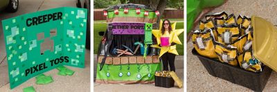 Trunk-Or-Treat Minecraft Decorating Idea