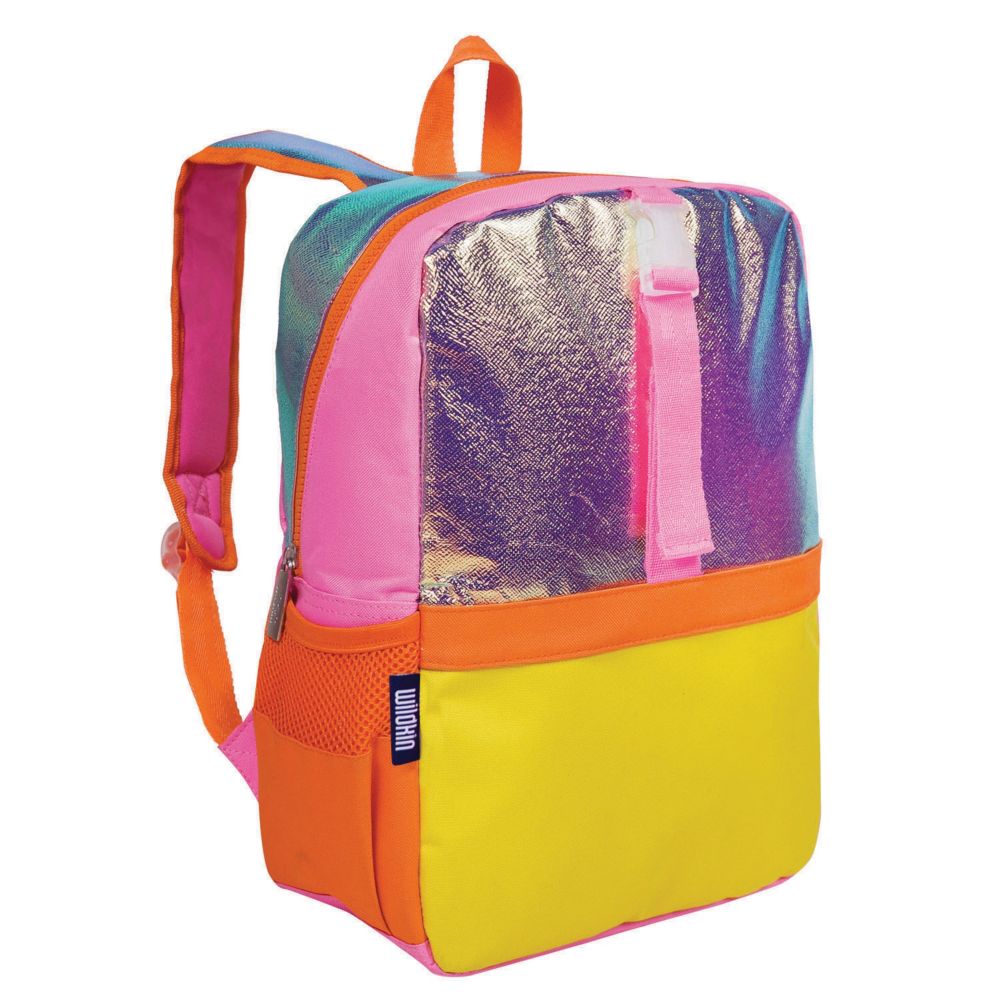 Wildkin - Orange Shimmer Pack-it-all Backpack From MindWare