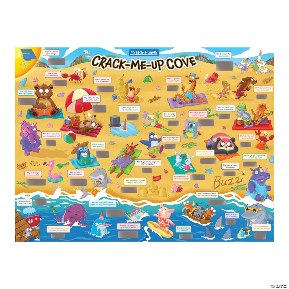 Scratch-a-Laugh Poster: Crack-Me-Up Cove From MindWare