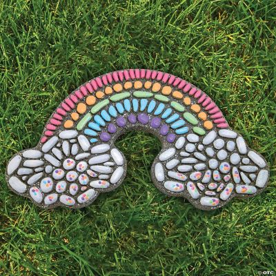 Creative Roots Paint Your Own Stepping Stone Kit - Rainbow