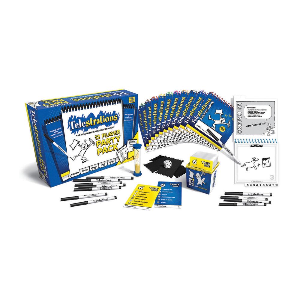 USAopoly Telestrations® 12 Player- The Party Pack From MindWare