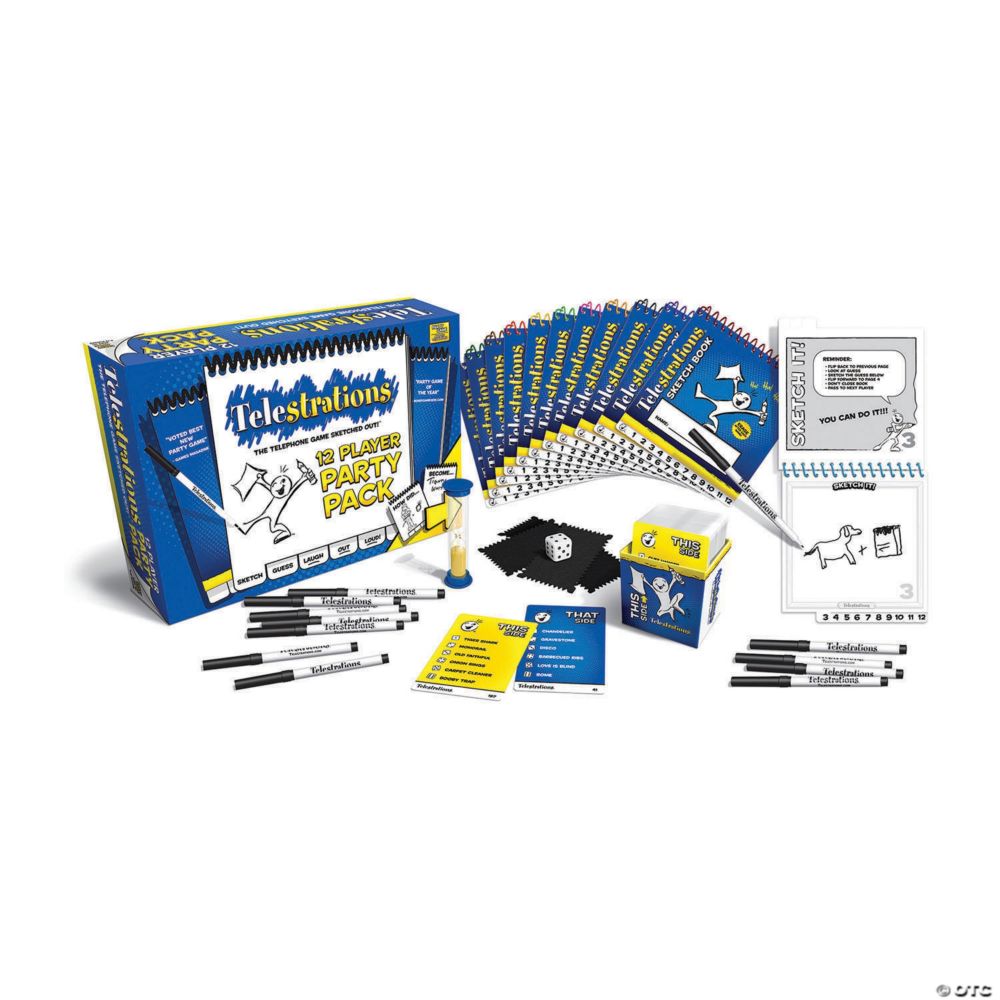 USAopoly Telestrations® 12 Player- The Party Pack From MindWare