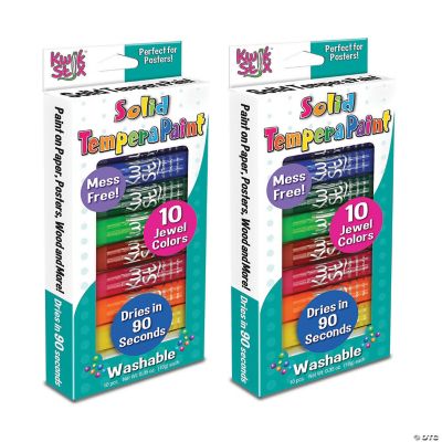 Kwik Stix Tempera Paint Jewel Tones 10 Colors