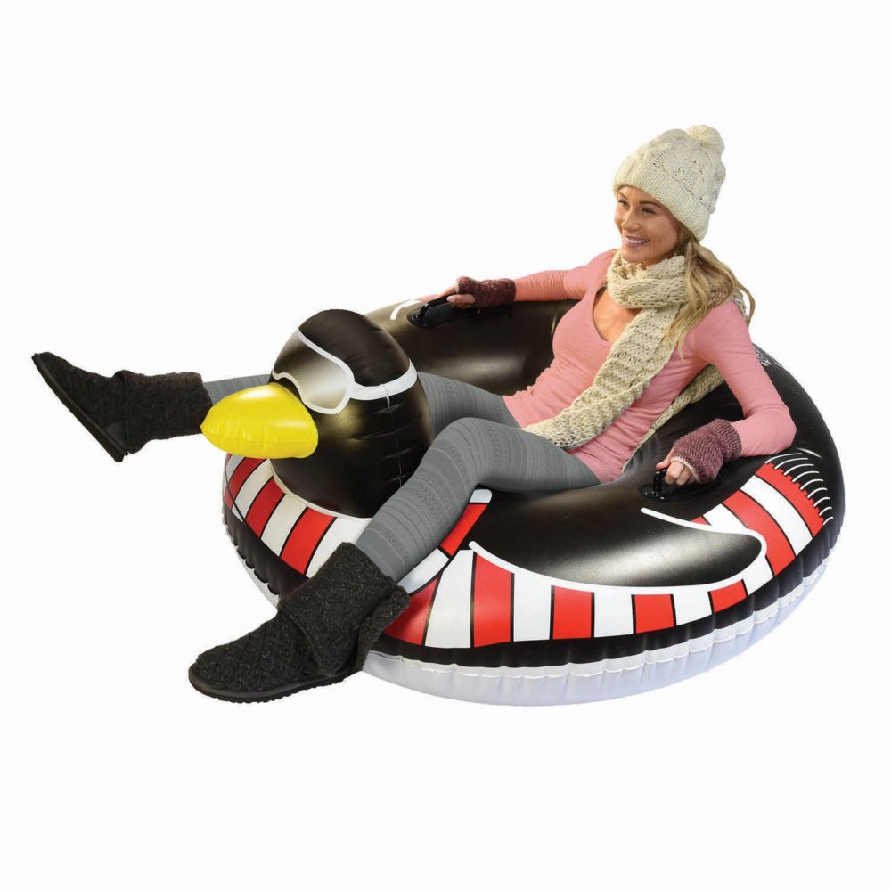 GoFloats Winter Snow Tube - Party Penguin - The Ultimate Sled & Toboggan From MindWare