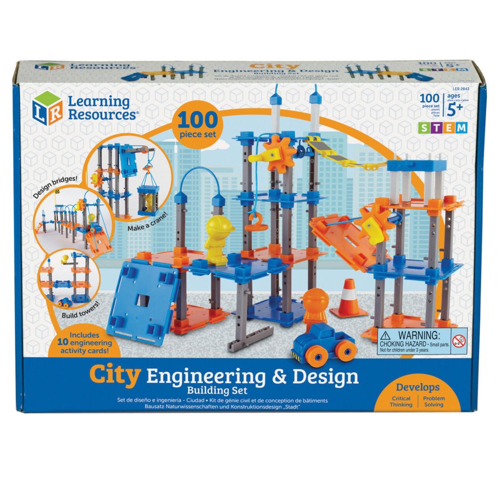 Learning Resources® City Engineering & Design Building Set From MindWare