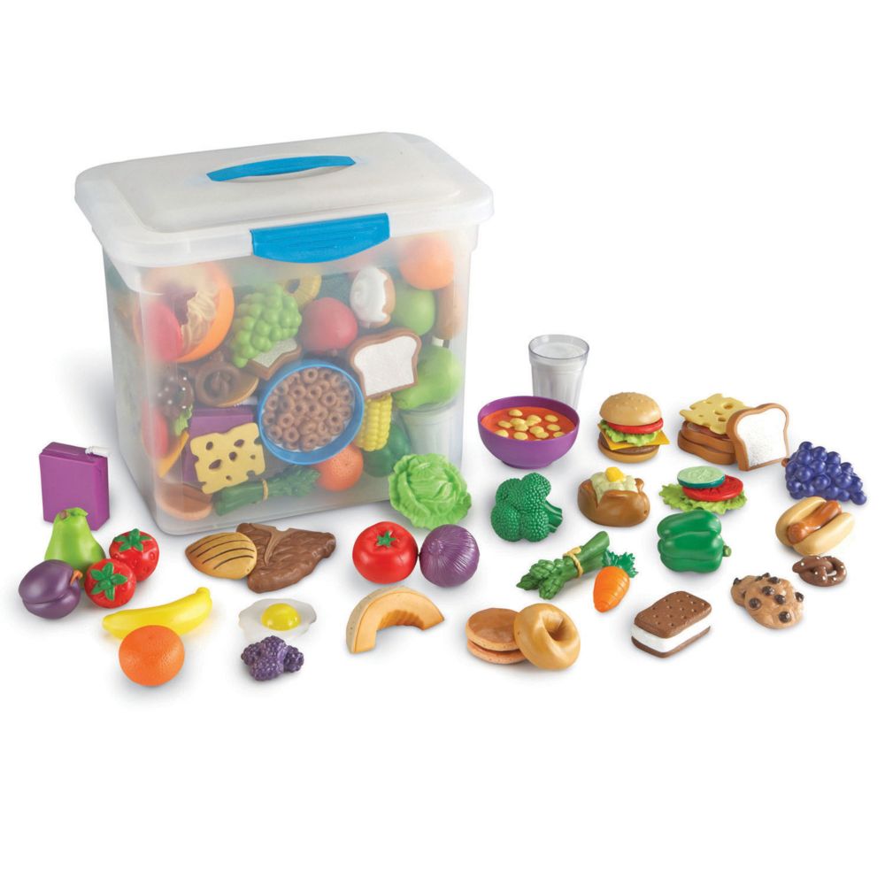 Learning Resources New Sprouts® Classroom Play Food Set in Large Tote From MindWare