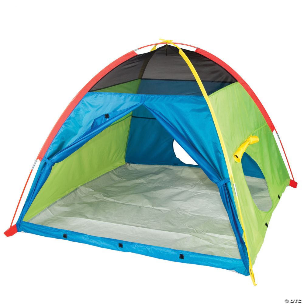 Pacific Play Tents Super Duper 4-Kid Dome Tent - Blue / Green / Red / Yellow From MindWare