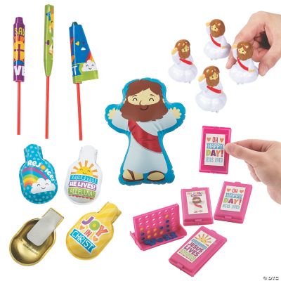 Religious Easter Basket Value Toys 56 Pc. Discontinued