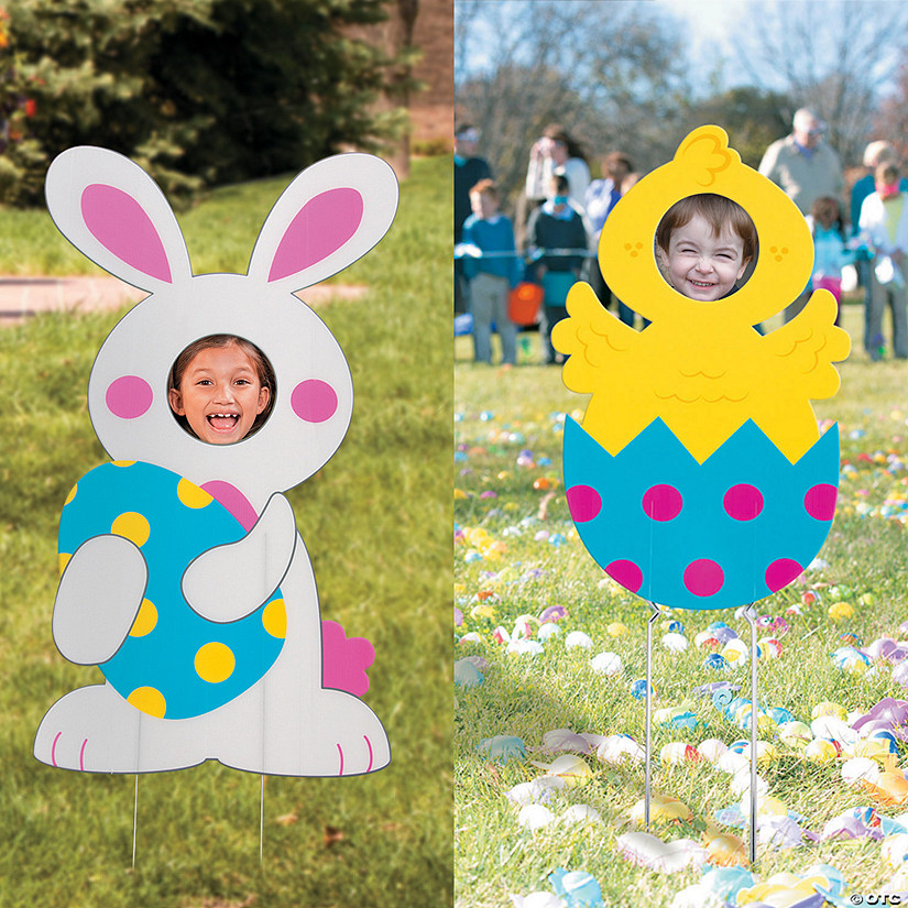 Easter Yard Sign Photo Kit - 2 Pc. | Oriental Trading