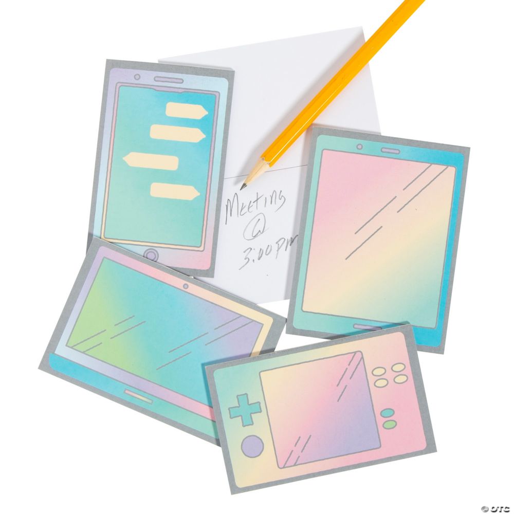 Tech Screen Shaped Notepads - 24 Pc.