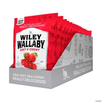 Wiley Wallaby Classic Red Licorice Twist Packs - 16 Pc. WALLABY SOFT 6 CHEWY * 
